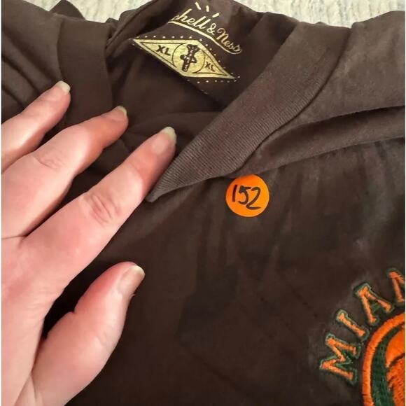 Cactus Jack by Travis Scott x Mitchell & Ness University Of Miami Seal Tee New - Picture 4 of 4